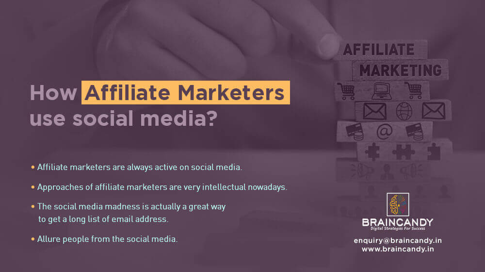 How affiliate marketers use social media